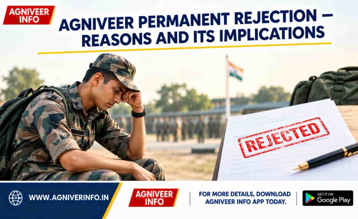 AGNIVEER PERMANENT REJECTION – REASONS AND ITS IMPLICATIONS