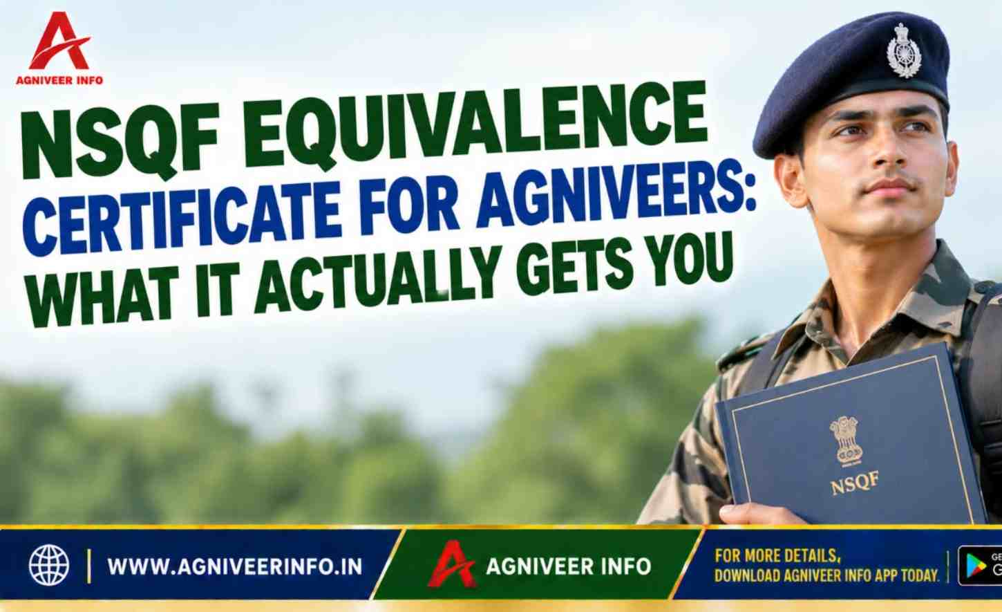 NSQF EQUIVALENCE CERTIFICATE FOR AGNIVEERS: WHAT IT ACTUALLY GETS YOU