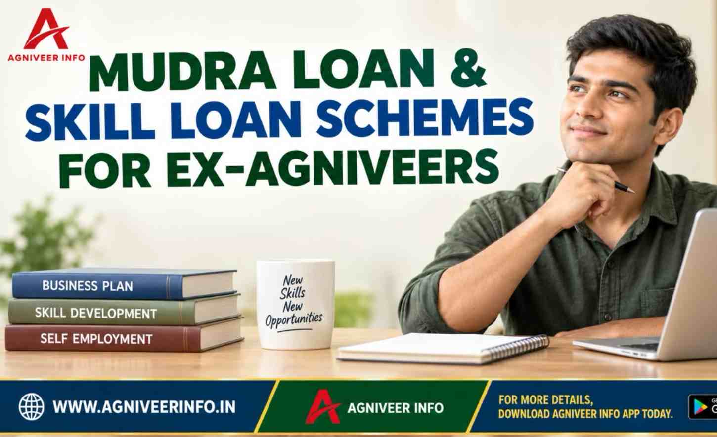 MUDRA LOAN & SKILL LOAN SCHEMES FOR EX-AGNIVEERS